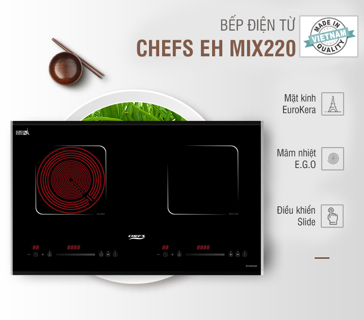 bếp điện từ chefs eh mix220
