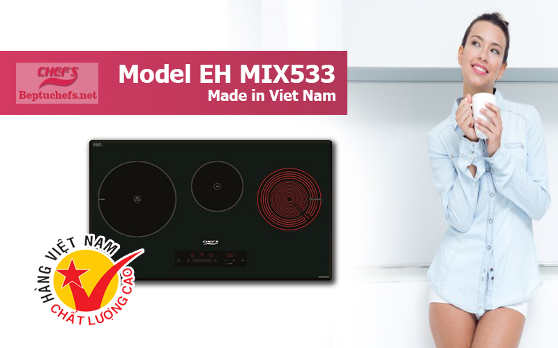 Model bếp điện từ Chefs EH MIX533