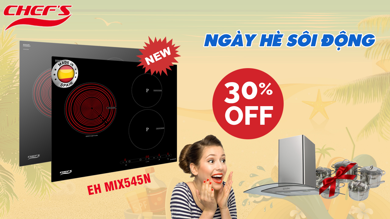 Bếp Äiá»n từ Chefs EH MIX545N
