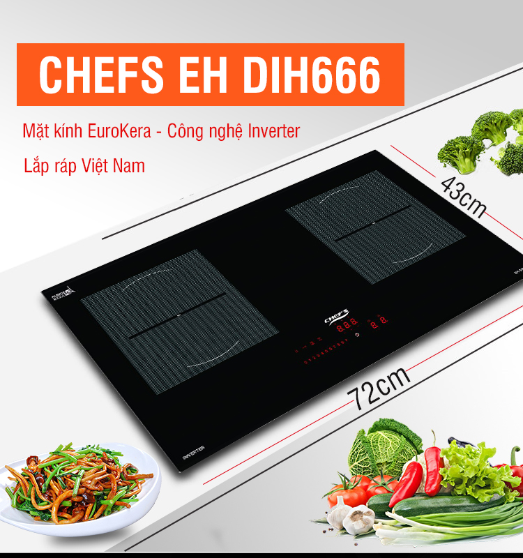 bếp từ chefs giảm giá tháng 7