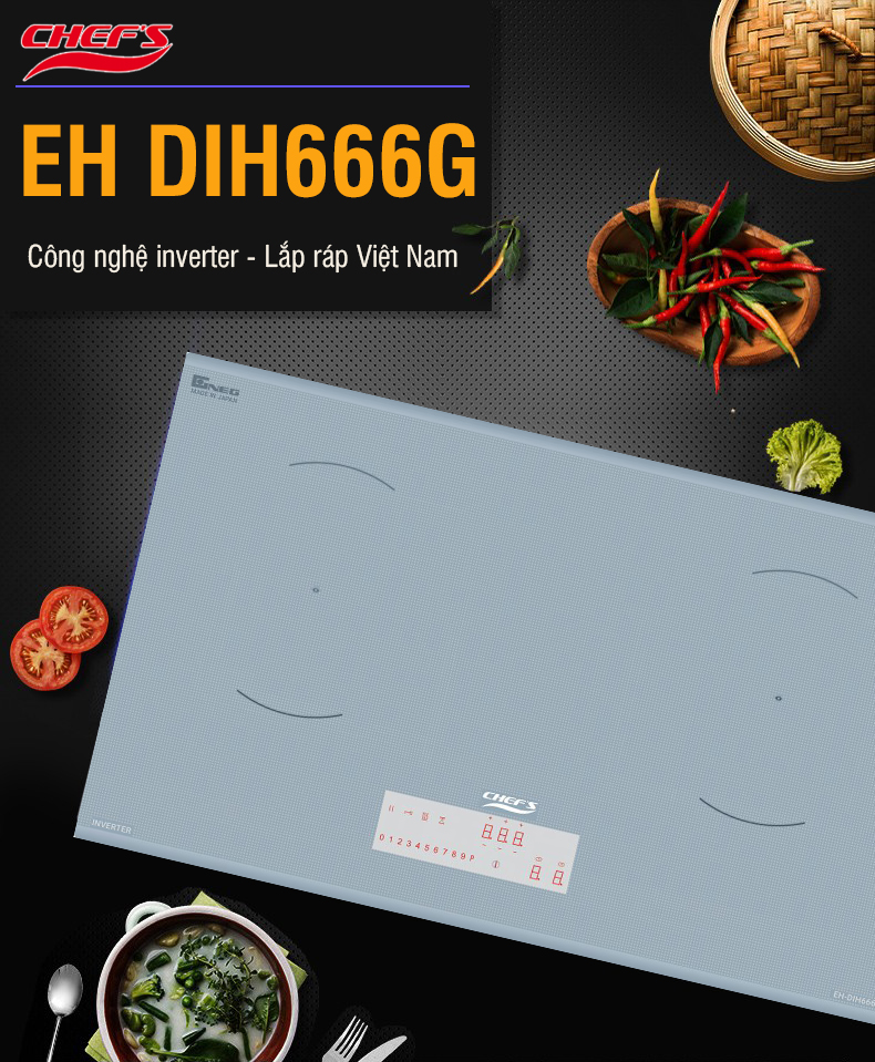 bếp từ chefs eh dih666g có tốt không