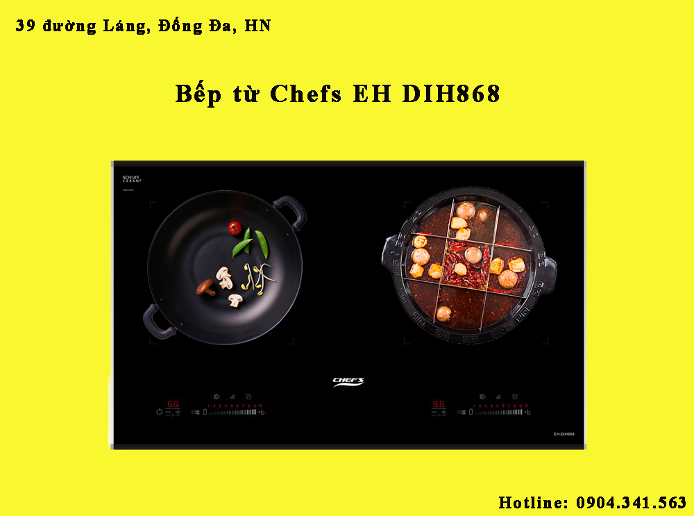 Chiếc bếp đáng mong chờ nhất T7: bếp từ Chefs EH DIH868