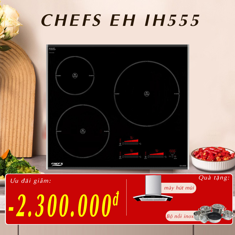 Điện tử, điện lạnh: Bếp từ Chefs EH IH555 giá bao nhiêu? Liệu đã đủ rẻ để bạn Bep-tu-chefs-eh-ih-555-3