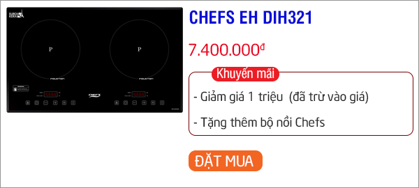 bếp từ chefs dưới 8 triệu đáng mua