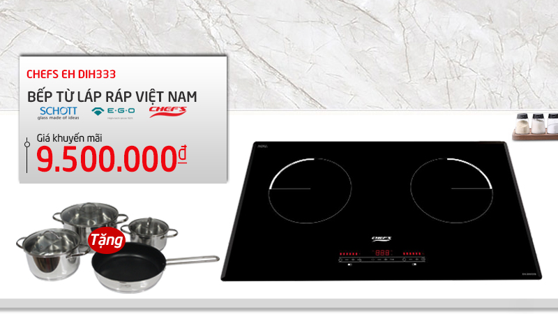 bếp từ chefs giảm giá