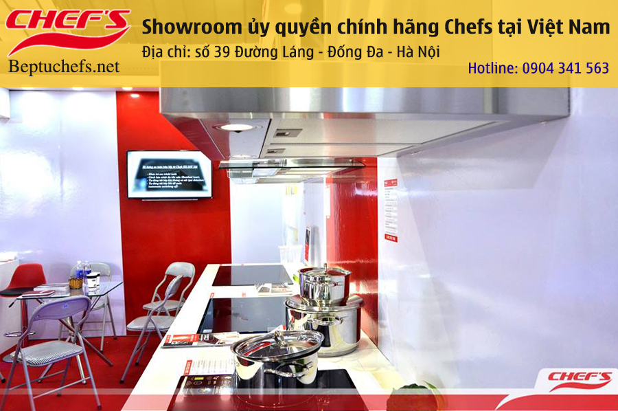 showroom ủy quyền bếp từ chefs