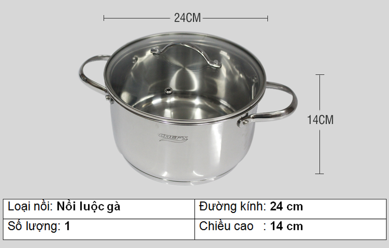bộ nồi chefs eh cw4430