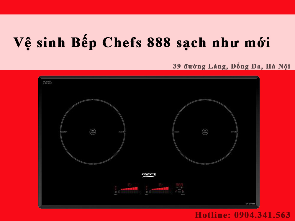 Cách vệ sinh Bếp từ Chefs EH DIH888 sạch như mới