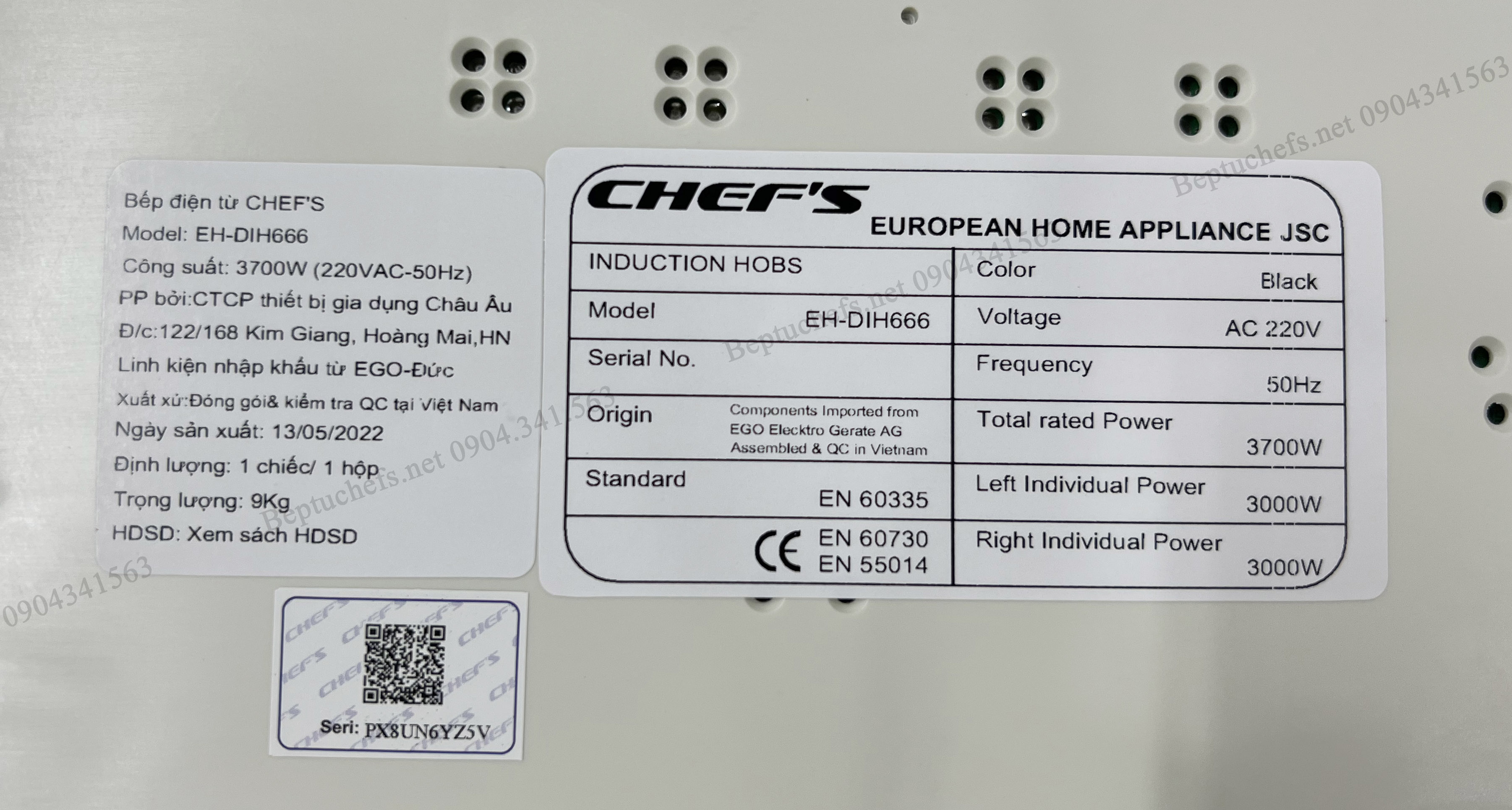 bếp từ chefs eh dih666