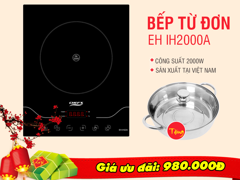 khuyến mãi tết bếp từ đơn