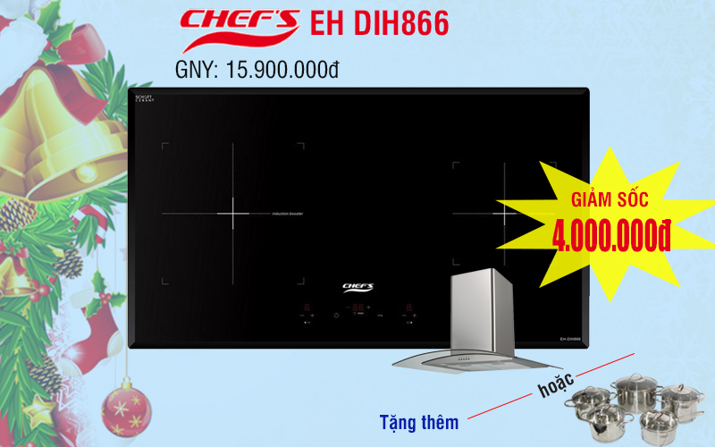 Top 3 bếp từ Chefs giảm giá cực rẻ mùa Noel và năm mới