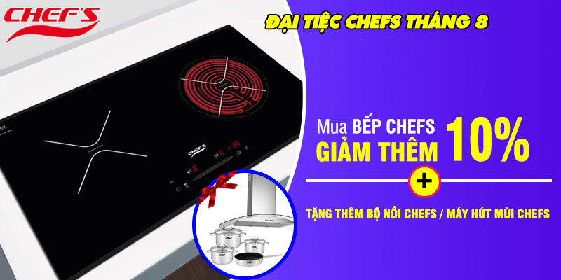 KHUYẾN MÃI ĐẠI TIỆC CHEFS THÁNG 8