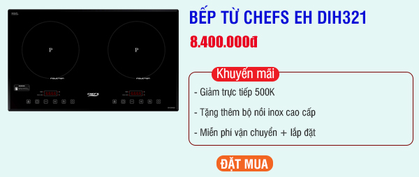 khuyến mãi bếp từ chefs eh dih321