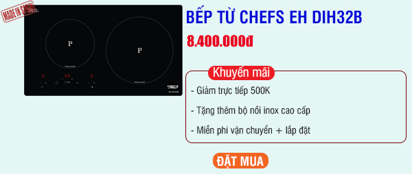 khuyến mãi bếp từ chefs eh dih32b