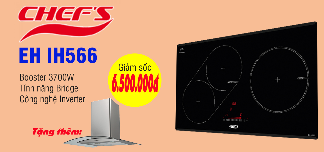 khuyến mãi bếp từ chefs eh ih566