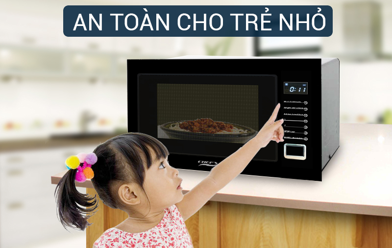 Đánh giá chi tiết lò vi sóng có nướng Chefs EH MW801B