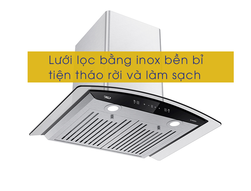 6 Lý do nên mua máy hút mùi kính Chefs mới nhất EH R502E7D