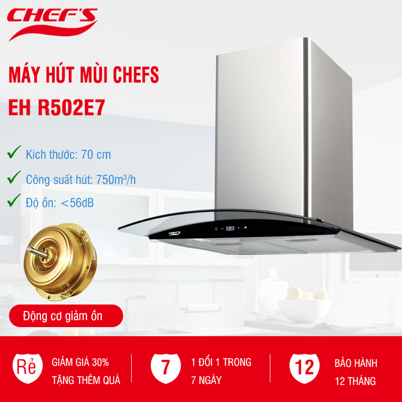 MÁY HÚT MÙI CHEFS EH R502E7