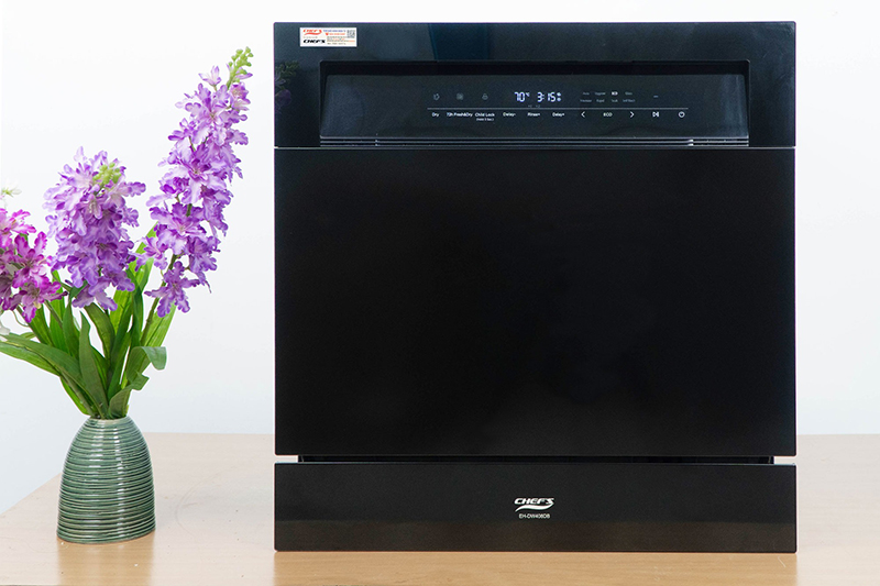 Hình ảnh máy rửa bát Chefs DW408DB thực tế
