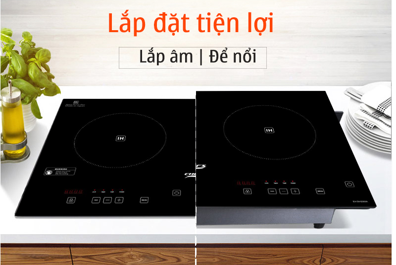 Sự tiện lợi khi lắp đặt bếp từ Chefs EH DIH200A