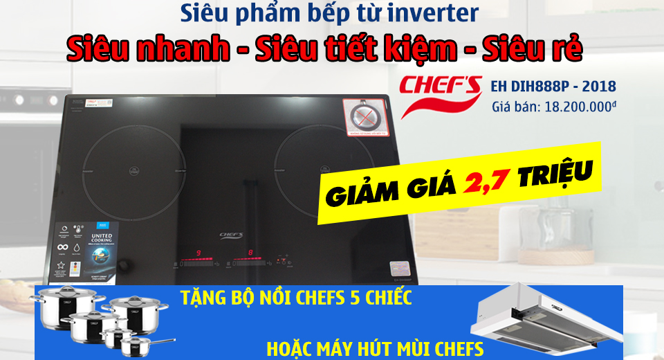 Nội, ngoại thất: Chương trình khuyến mãi 2/9 bếp từ Chefs "PHÁ GIÁ ĐÓN LỄ" Slide-bep-tu-chefs