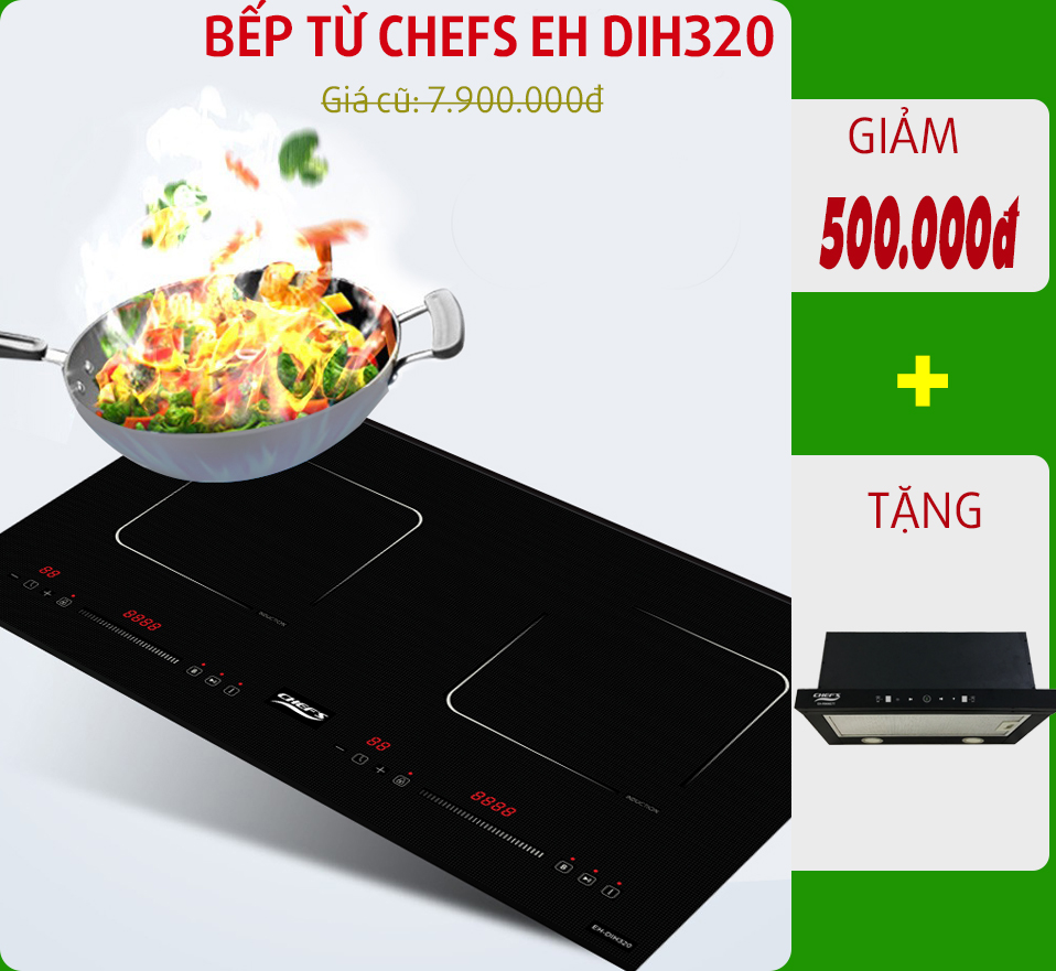 ưu đãi mùa dịch bếp từ chefs