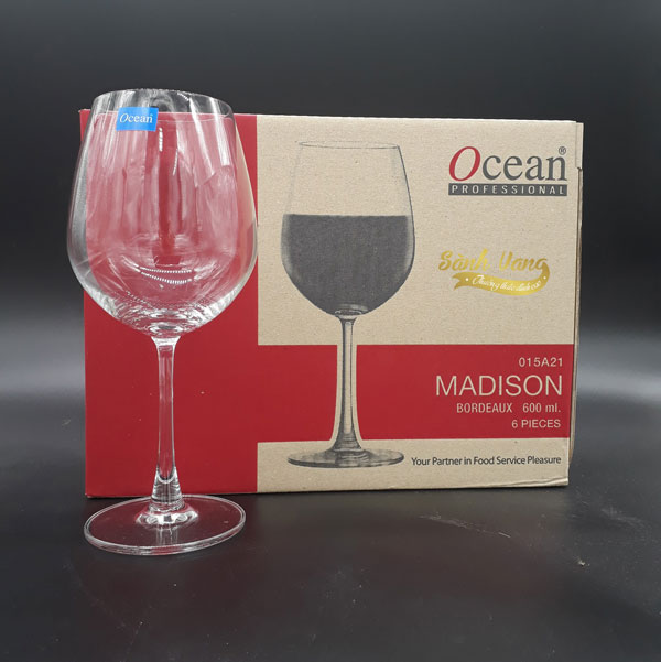 Bộ 6 Ly vang đỏ Ocean Bordeaux 600ml