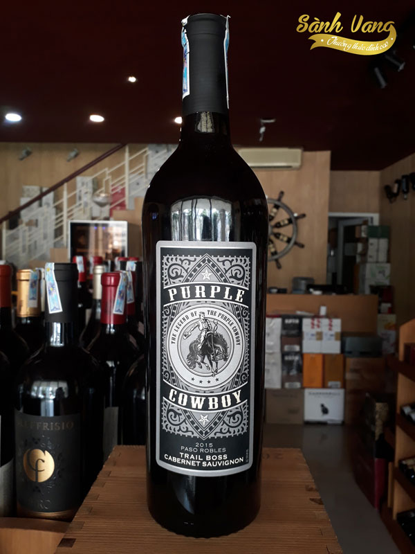 Rượu Vang Mỹ Purple Cowboy Trail Boss Cabernet Sauvigno