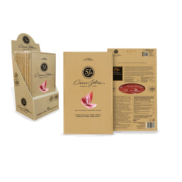 Thịt heo muối 5J Cinco Jotas Arcorn-Fed 100% Ibérico Ham, 70g/gói