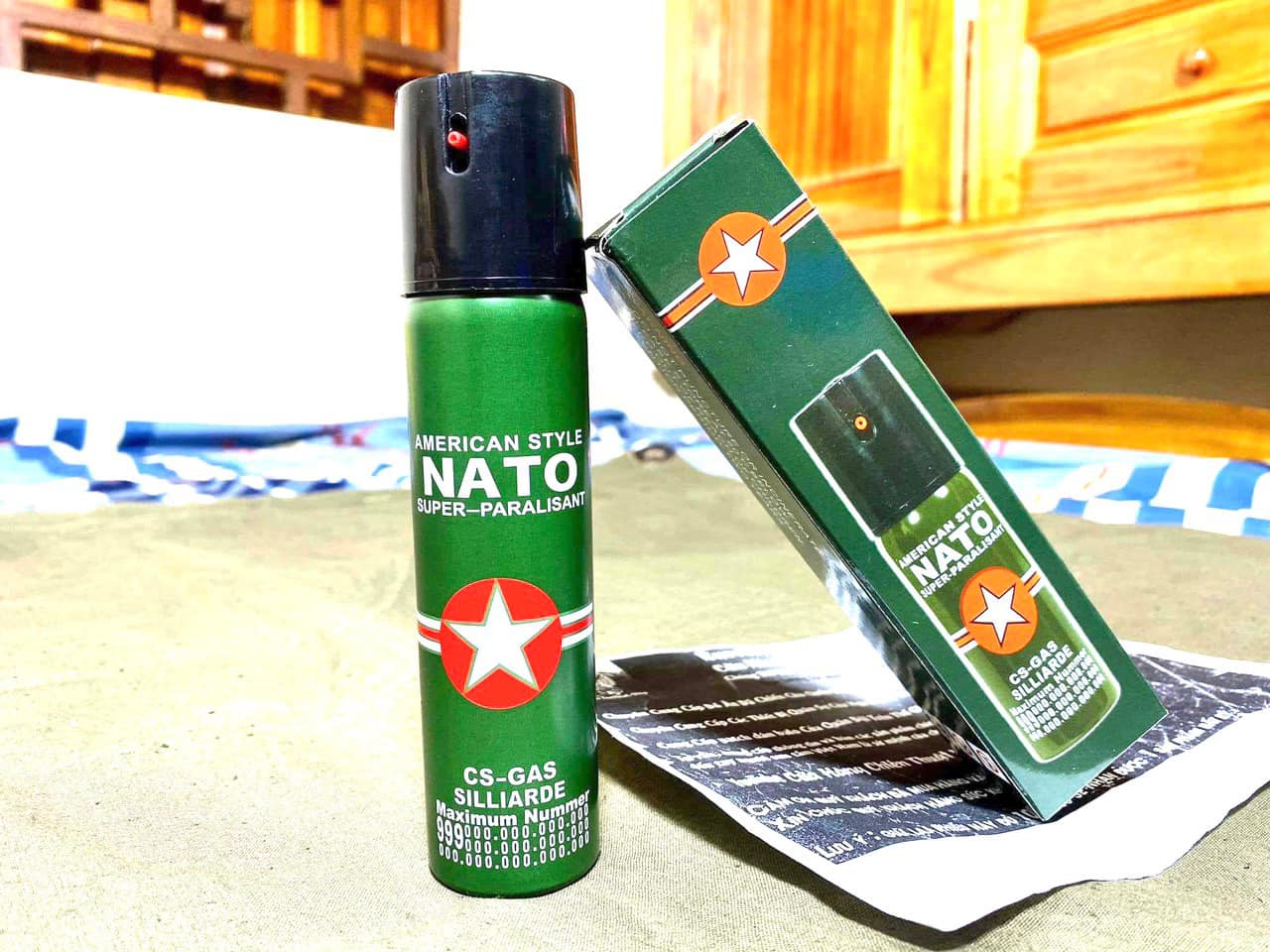 Bình xịt hơi cay giá rẻ mua ở đâu?