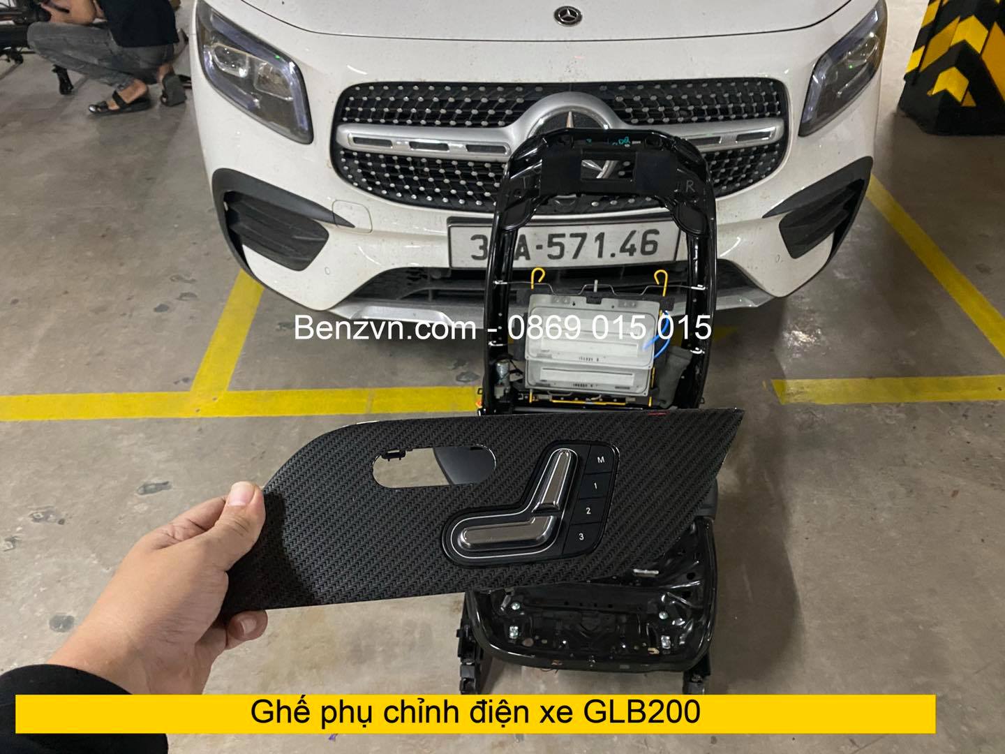 Mercedes-benz GLB200 nâng cấp Ghế phụ chỉnh điện và nhớ ghế