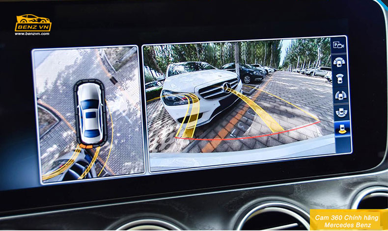 Mercedes Benz GLS 350d nâng cấp hệ thống Camera 360 chính hãng