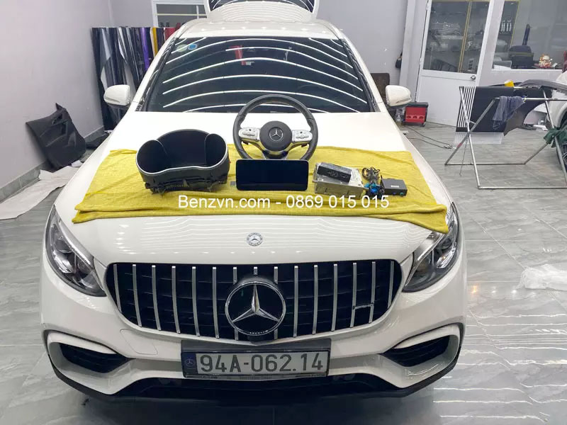 Mercedes benz GLC250 nâng cấp màn hình cỡ lỡn