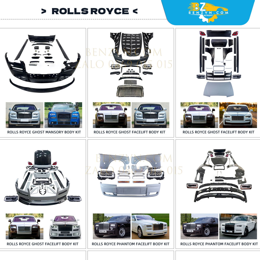 Phụ kiện nâng cấp Bentley, RollsRoyce