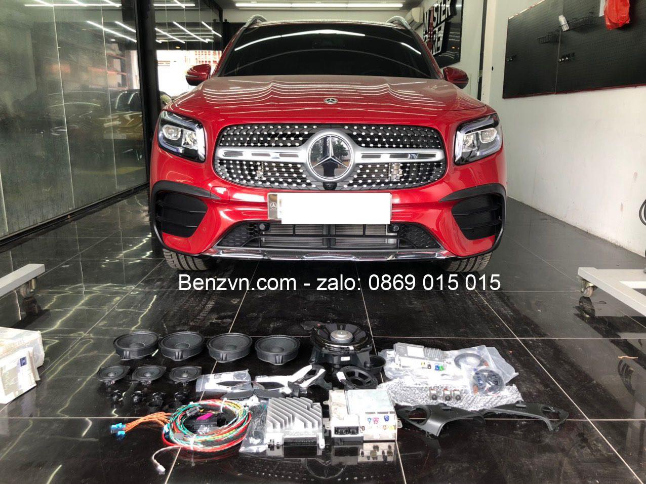 Mercedes-benz GLB200 nâng cấp loa burmester, camera360 Mercedes-benz GLB200 nâng cấp loa burmester, camera360