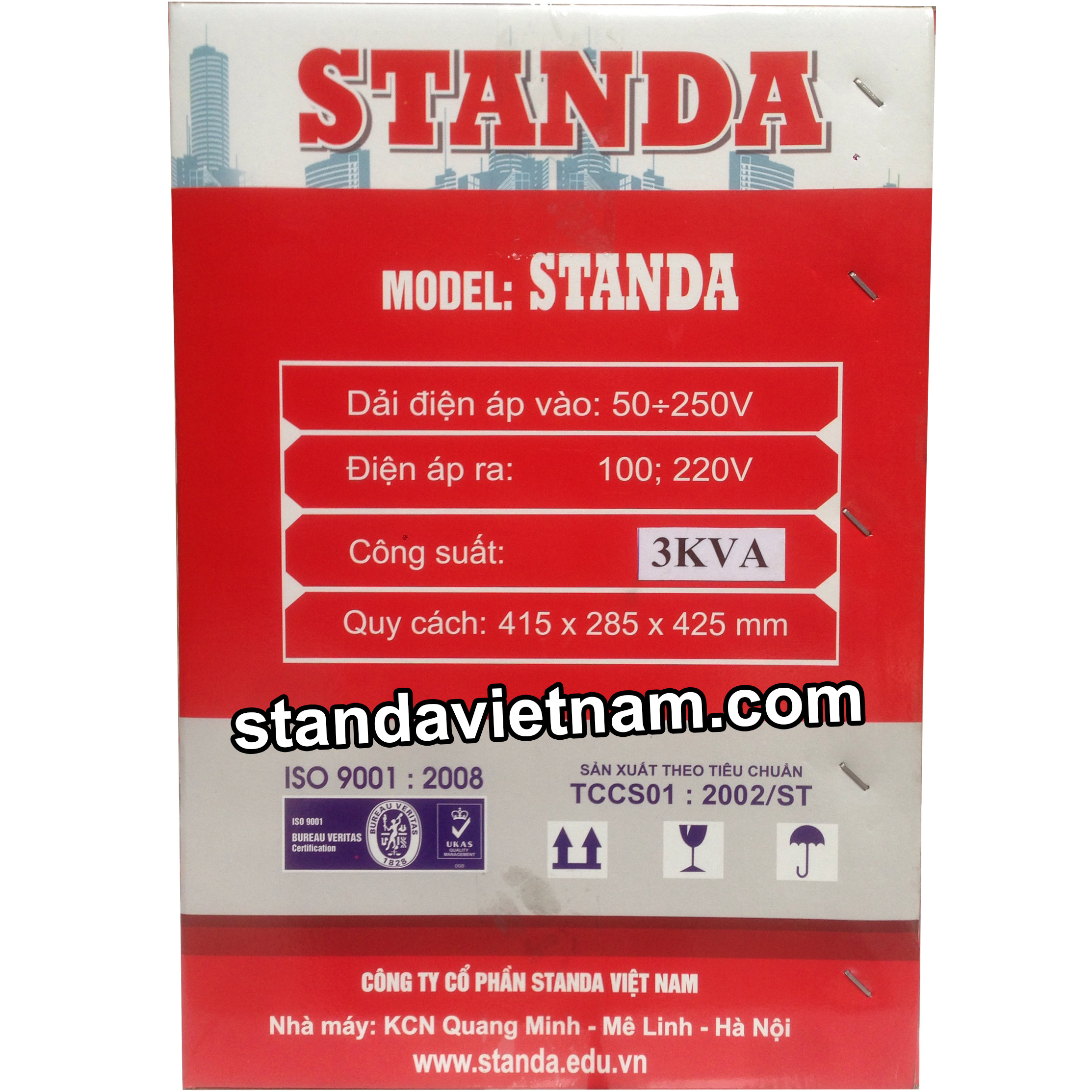 STANDA 3KVA Chính hãng | Ổn áp Standa 3KVA Đổi Tên Ổn Áp Litanda 3KVA