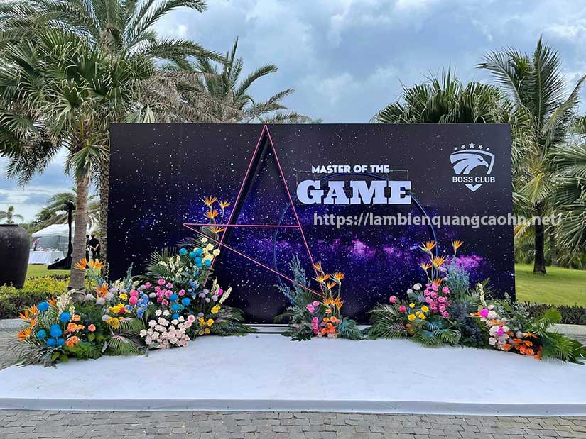 backdrop đẹp, làm backdrop, backdrop hội nghị, backdrop hội thảo, backdrop bóng bay