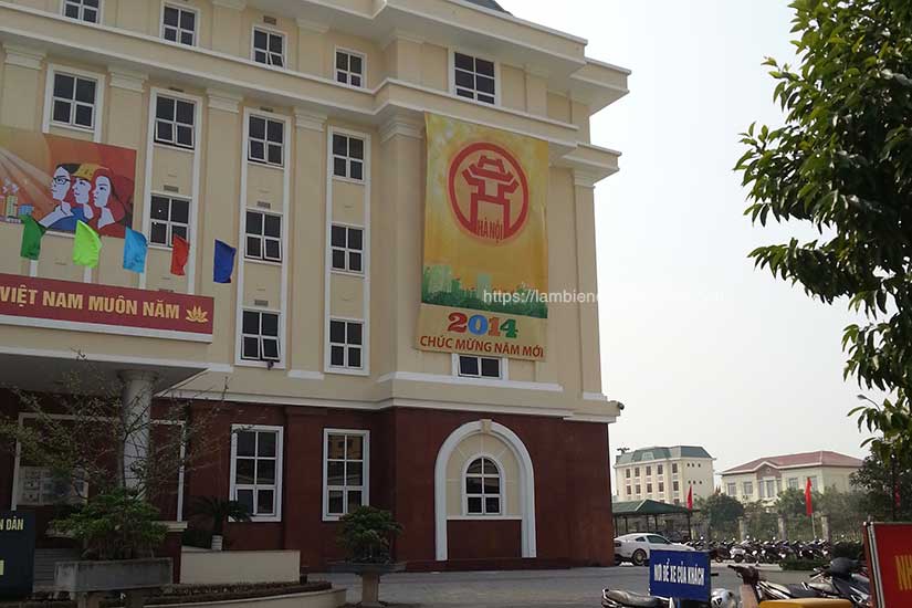 bảng hiệu hiflex, treo banner