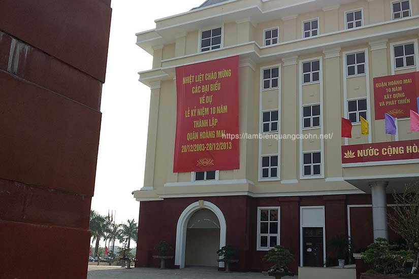 Biển bạt hiflex, treo banner