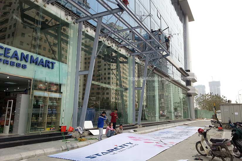 Biển bạt hiflex, treo banner