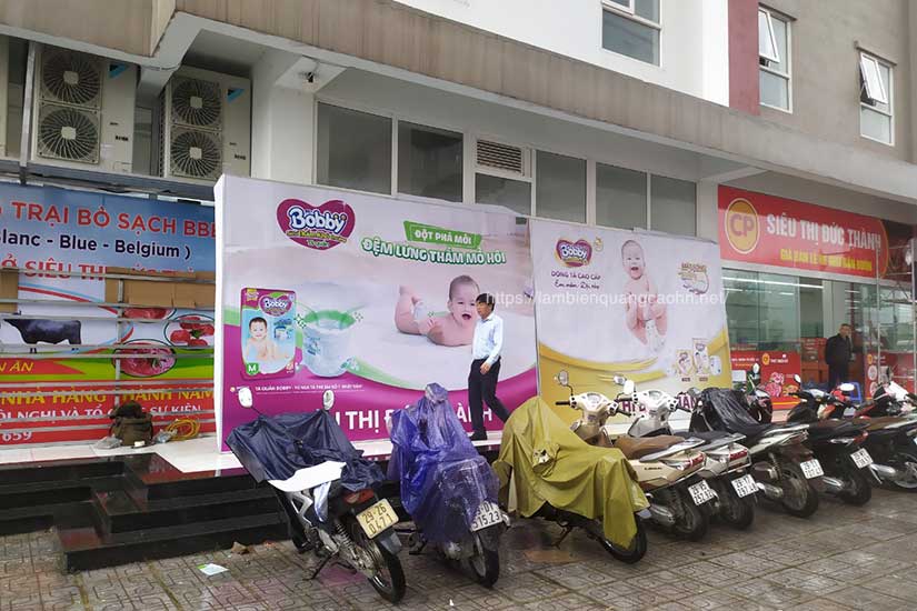 Biển bạt hiflex, treo banner