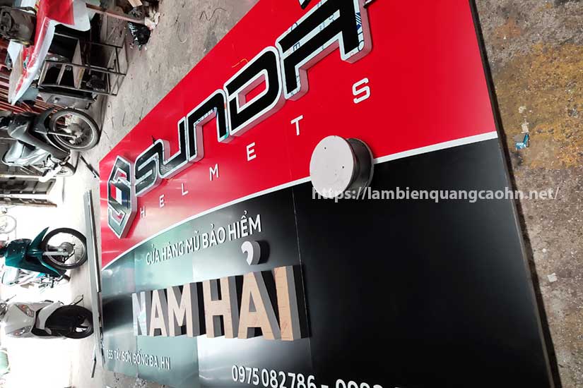 giá biển alu chữ nổi