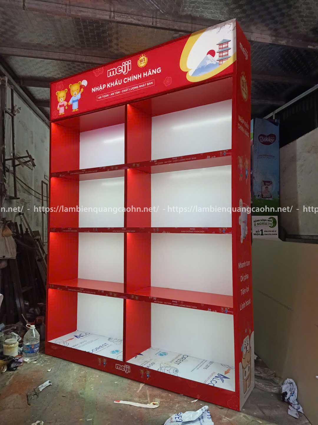 Bảo hành kệ trưng bày