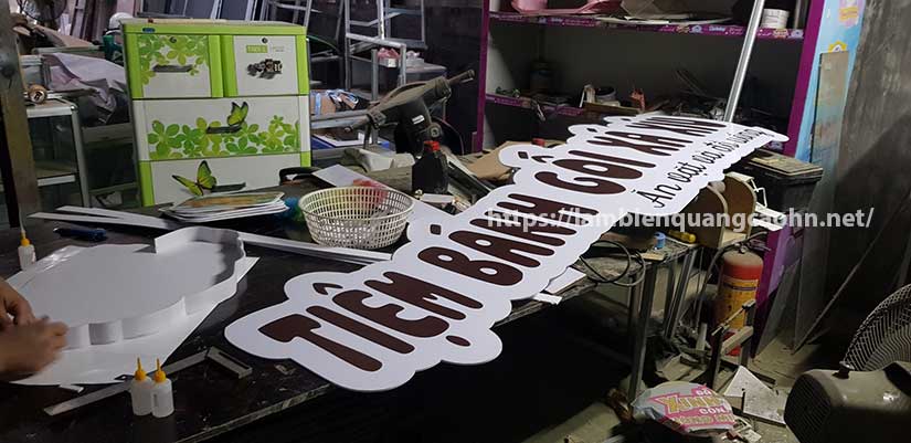 biển alu chữ nổi giá rẻ