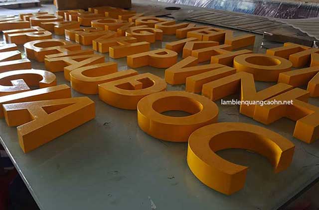 Biển alu chữ nổi, làm biển quảng cáo, làm biển cửa hàng, làm biển shop, biển alu, biển ốp alu, biển công ty, biển quảng cáo