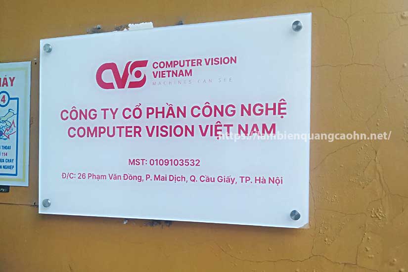 biển công ty mica