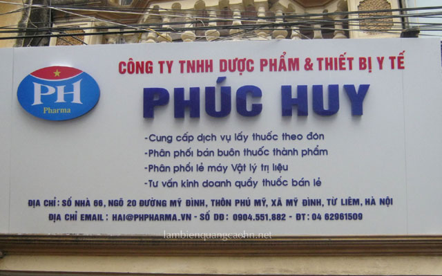 Biển cửa hàng thuốc