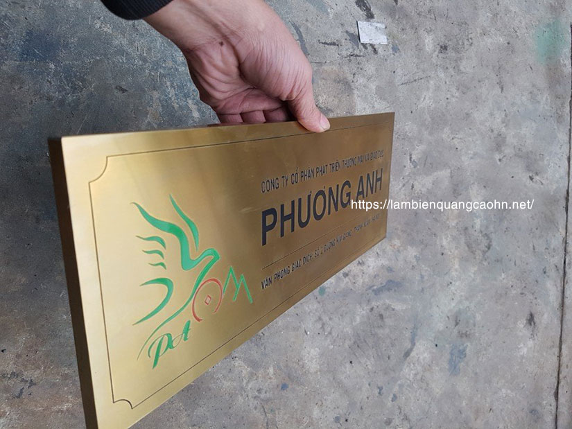 biển inox ăn mòn, biển inox, biển ăn mòn, bảng hiệu inox ăn mòn