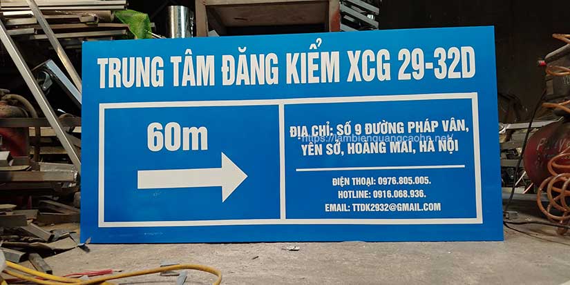 biển quảng cáo phản quang, biển dán decal phản quang, biển in decal phản quang