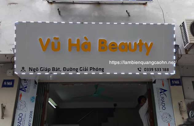 biển quảng cáo spa, mẫu biển spa